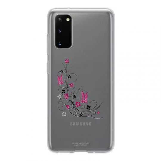 Coque Transparente Pour Samsung Galaxy S20 FE / S20FE Fleur Papillon Mixte