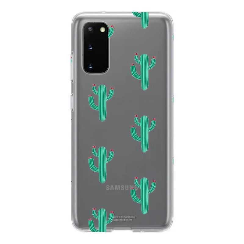 Coque Transparente Pour Samsung Galaxy S20 FE / S20FE Cactus