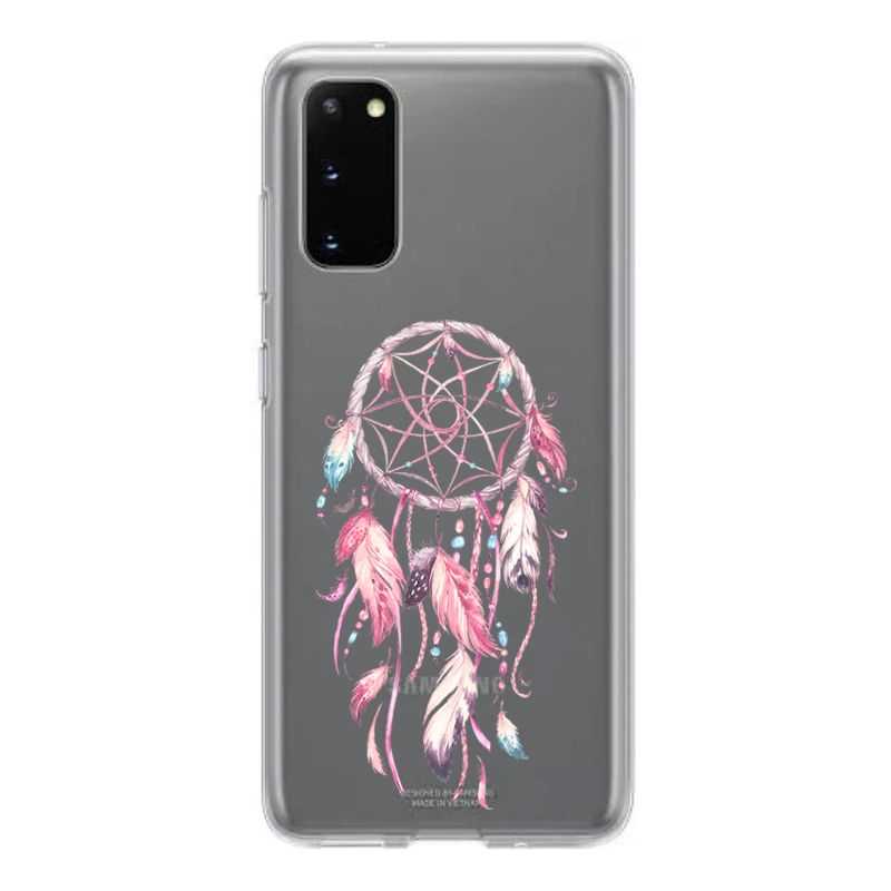 Coque Transparente Pour Samsung Galaxy S20 FE / S20FE Attrape Reve Rose