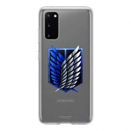 Coque Transparente Pour Samsung Galaxy S20 FE / S20FE Attaque Titan Logo