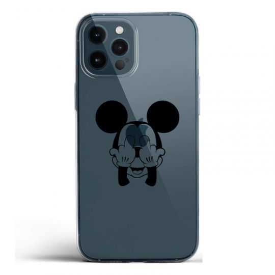 Coque Transparente Pour Iphone 12 / 12 Pro Mickey doigt