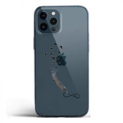 Coque Transparente Pour Iphone 12 / 12 Pro Plume Infini