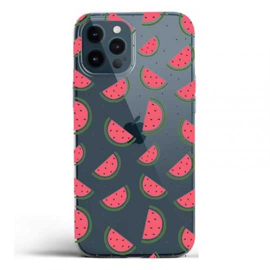 Coque Transparente Pour Iphone 12 / 12 Pro Pasteque