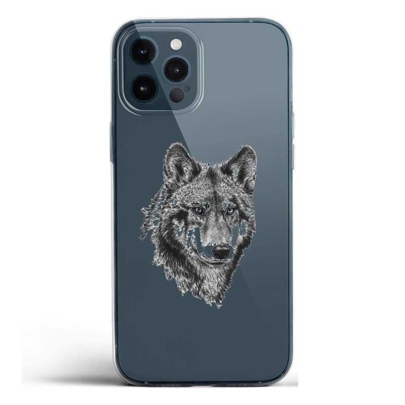 Coque Transparente Pour Iphone 12 / 12 Pro Loup