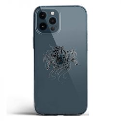 Coque Transparente Pour Iphone 12 / 12 Pro Chevaux Mandala