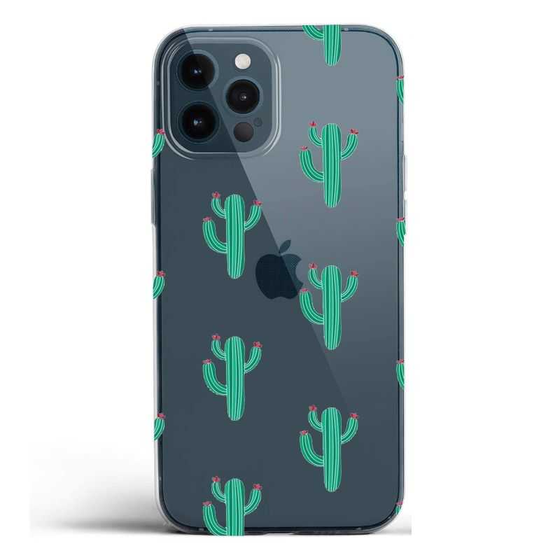Coque Transparente Pour Iphone 12 / 12 Pro Cactus