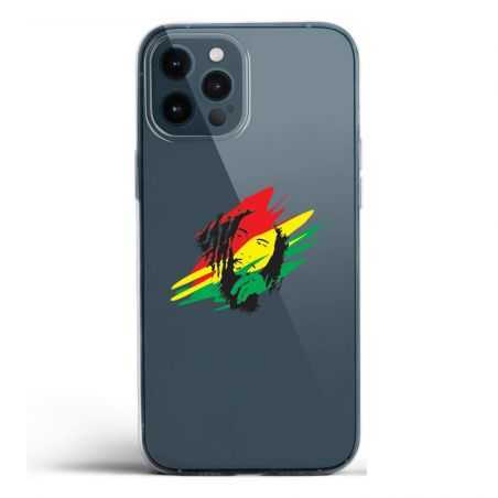Coque Transparente Pour Iphone 12 / 12 Pro Bob Marley Graf