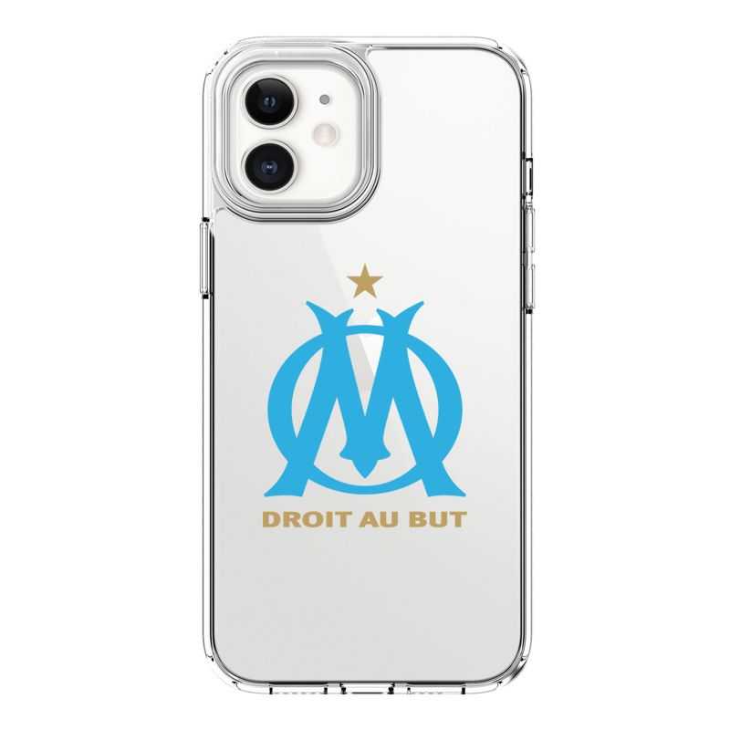 Coque Transparente Pour Iphone 12 Mini Olympique Marseille OM