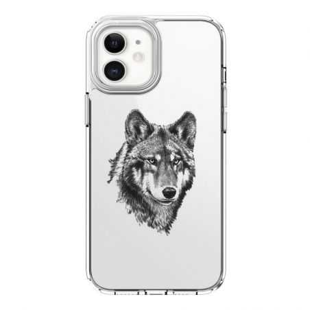 Coque Transparente Pour Iphone 12 Mini Loup