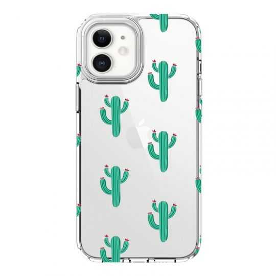 Coque Transparente Pour Iphone 12 Mini Cactus