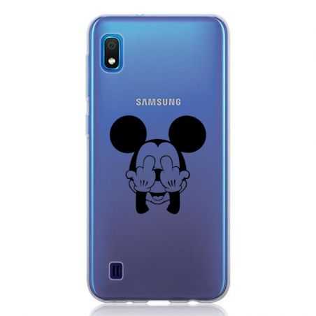 Coque Transparente Pour Samsung Galaxy A10 Mickey doigt