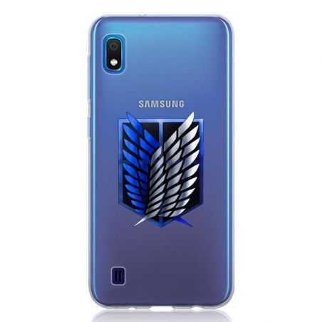 Coque Transparente Pour Samsung Galaxy A10 Attaque Titan Logo