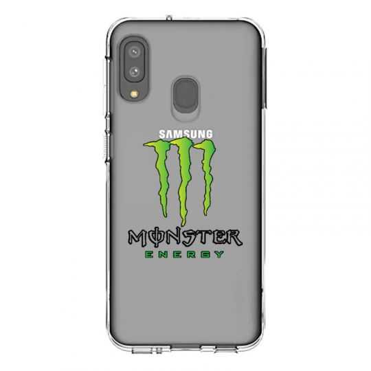 Coque Transparente Pour Samsung Galaxy A20e Monster Energy