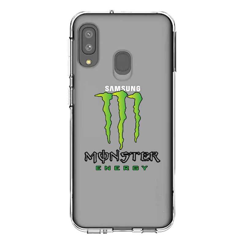 Coque Transparente Pour Samsung Galaxy A20e Monster Energy