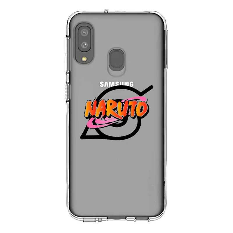 Coque Transparente Pour Samsung Galaxy A20e Naruto Logo