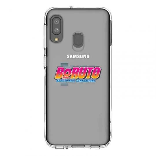 Coque Transparente Pour Samsung Galaxy A20e Boruto Logo