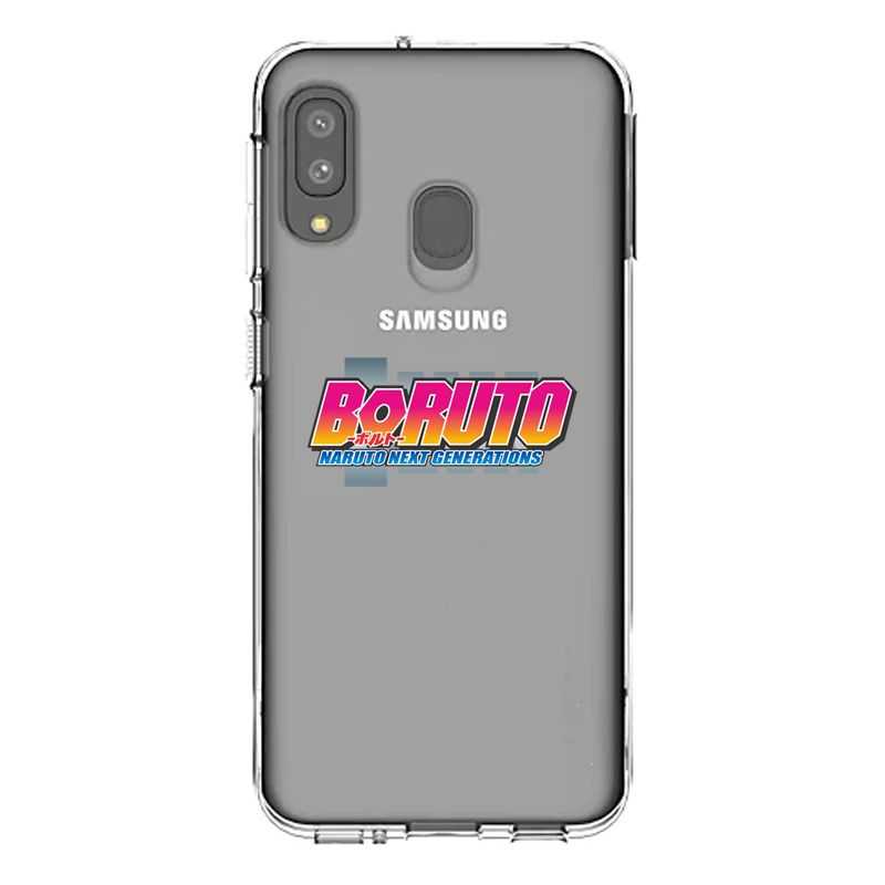Coque Transparente Pour Samsung Galaxy A20e Boruto Logo