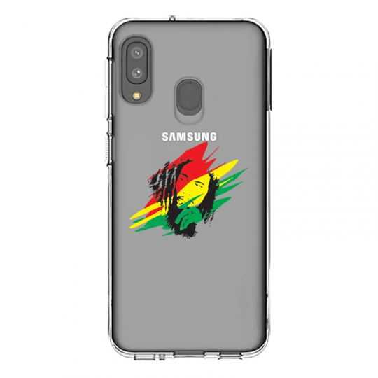 Coque Transparente Pour Samsung Galaxy A20e Bob Marley Graf