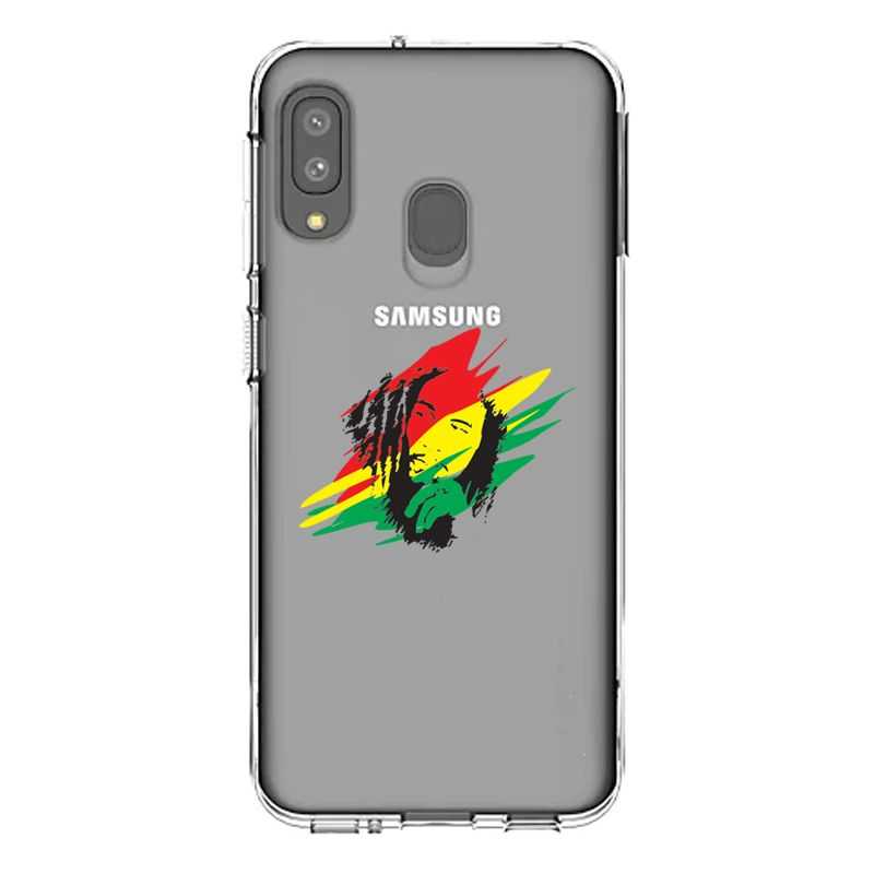 Coque Transparente Pour Samsung Galaxy A20e Bob Marley Graf
