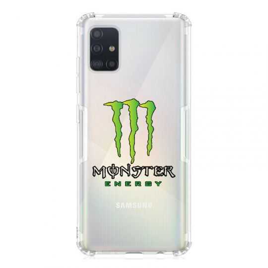 Coque Transparente Pour Samsung Galaxy A51 4G Monster Energy