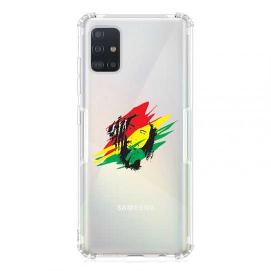 Coque Transparente Pour Samsung Galaxy A51 4G Bob Marley Graf