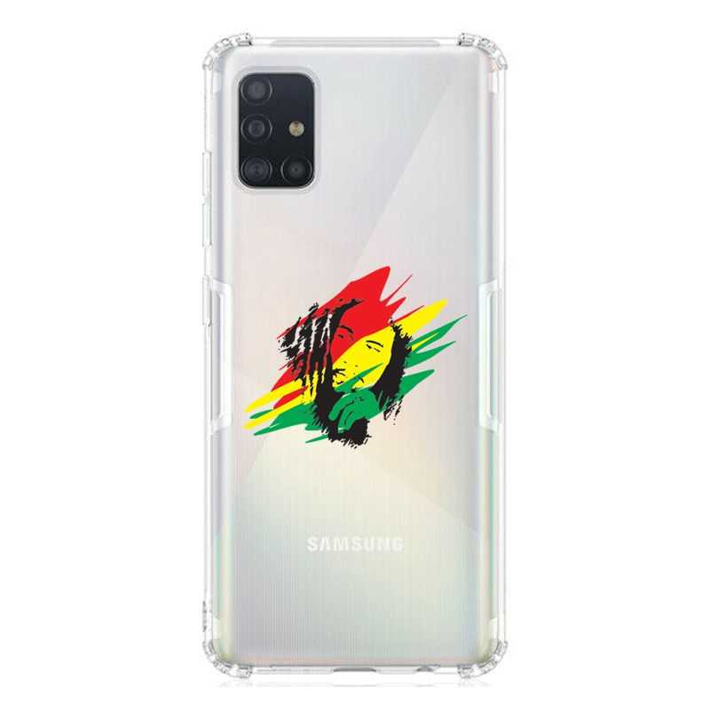 Coque Transparente Pour Samsung Galaxy A51 4G Bob Marley Graf