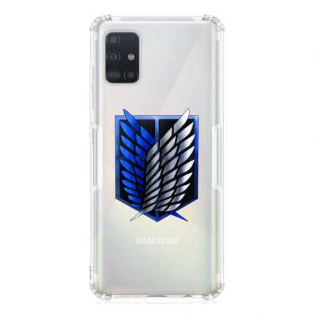 Coque Transparente Pour Samsung Galaxy A51 4G Attaque Titan Logo