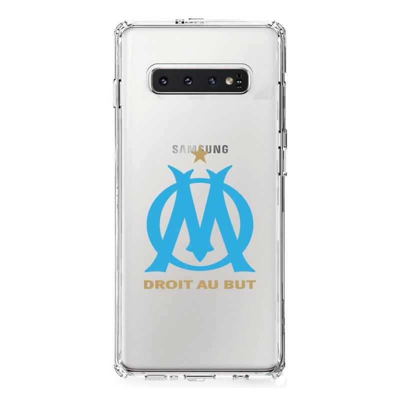 Coque Transparente Pour Samsung Galaxy S10 Olympique Marseille OM