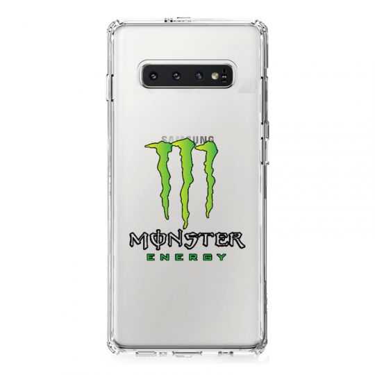 Coque Transparente Pour Samsung Galaxy S10 Monster Energy