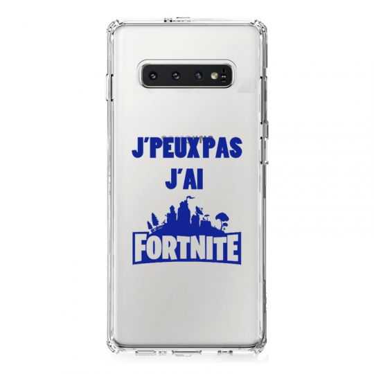 Coque Transparente Pour Samsung Galaxy S10 Jpeux pas jai Fortnite