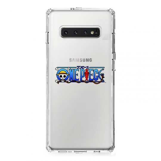 Coque Transparente Pour Samsung Galaxy S10 One Piece Logo