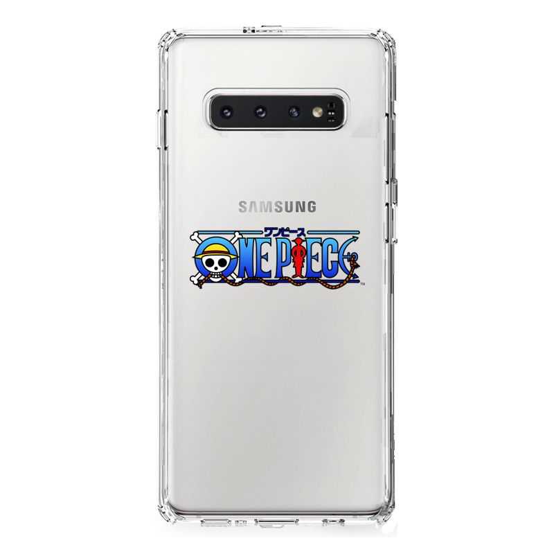 Coque Transparente Pour Samsung Galaxy S10 One Piece Logo