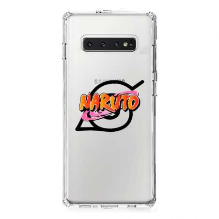Coque Transparente Pour Samsung Galaxy S10 Naruto Logo