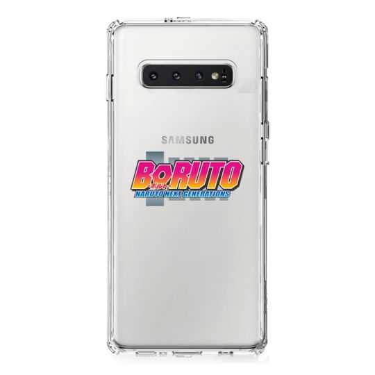 Coque Transparente Pour Samsung Galaxy S10 Boruto Logo