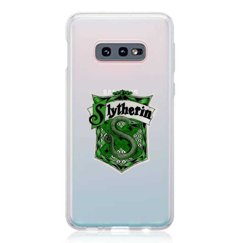 Coque Transparente Pour Samsung Galaxy S10e Harry Potter Slytherin