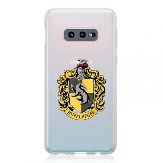 Coque Transparente Pour Samsung Galaxy S10e Harry Potter Hufflepuff