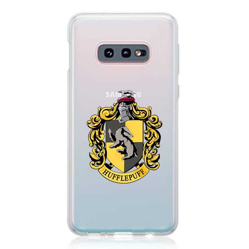 Coque Transparente Pour Samsung Galaxy S10e Harry Potter Hufflepuff