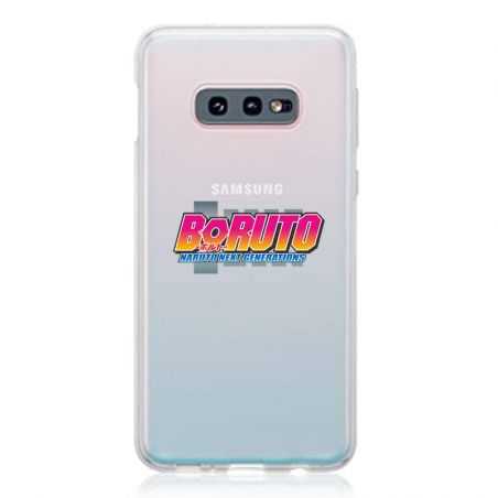 Coque Transparente Pour Samsung Galaxy S10e Boruto Logo