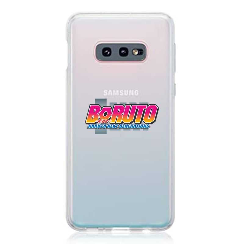 Coque Transparente Pour Samsung Galaxy S10e Boruto Logo