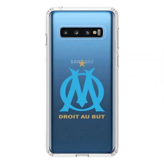 Coque Transparente Pour Samsung Galaxy S10 Plus Olympique Marseille OM