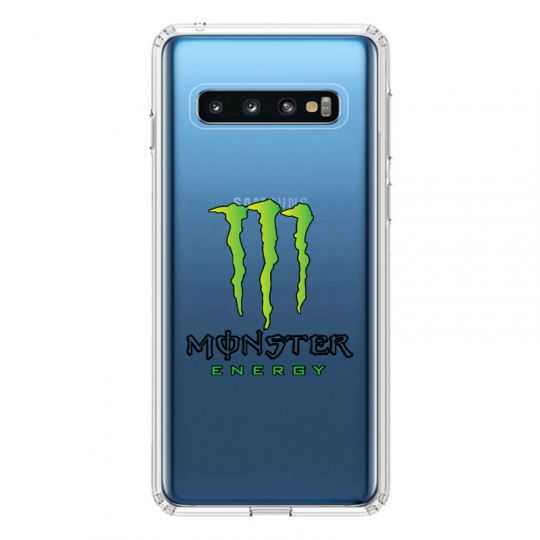 Coque Transparente Pour Samsung Galaxy S10 Plus Monster Energy