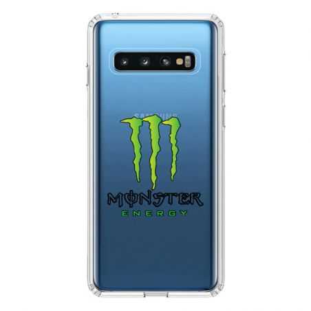 Coque Transparente Pour Samsung Galaxy S10 Plus Monster Energy