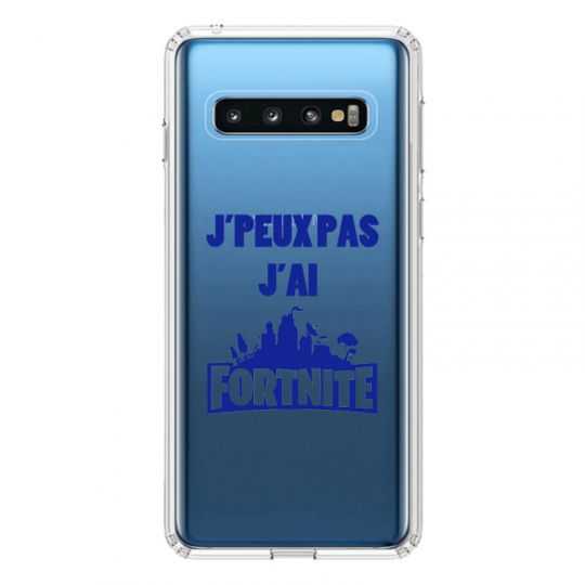 Coque Transparente Pour Samsung Galaxy S10 Plus Jpeux pas jai Fortnite