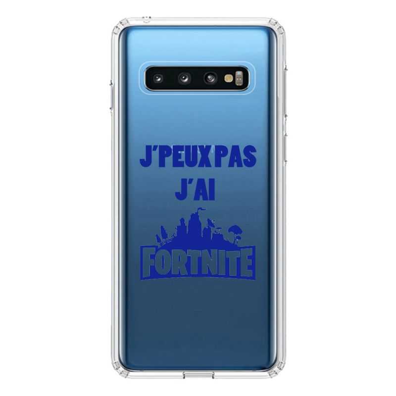 Coque Transparente Pour Samsung Galaxy S10 Plus Jpeux pas jai Fortnite