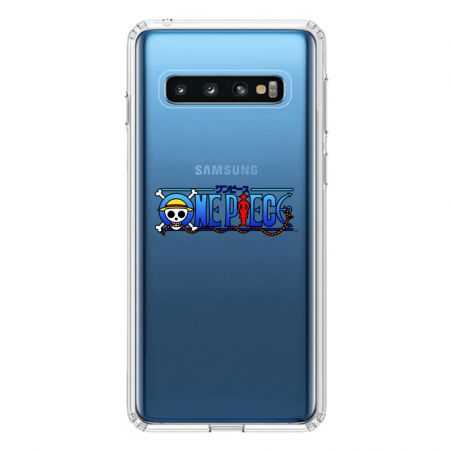 Coque Transparente Pour Samsung Galaxy S10 Plus One Piece Logo