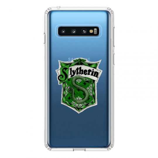 Coque Transparente Pour Samsung Galaxy S10 Plus Harry Potter Slytherin
