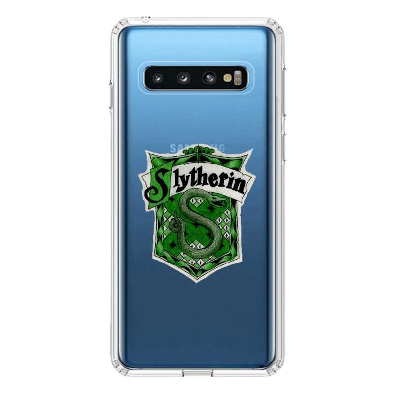 Coque Transparente Pour Samsung Galaxy S10 Plus Harry Potter Slytherin