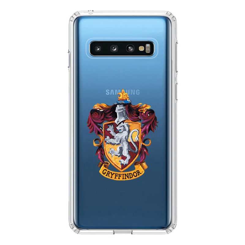 Coque Transparente Pour Samsung Galaxy S10 Plus Harry Potter Griffindor