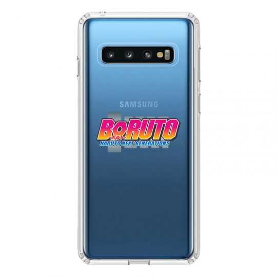 Coque Transparente Pour Samsung Galaxy S10 Plus Boruto Logo