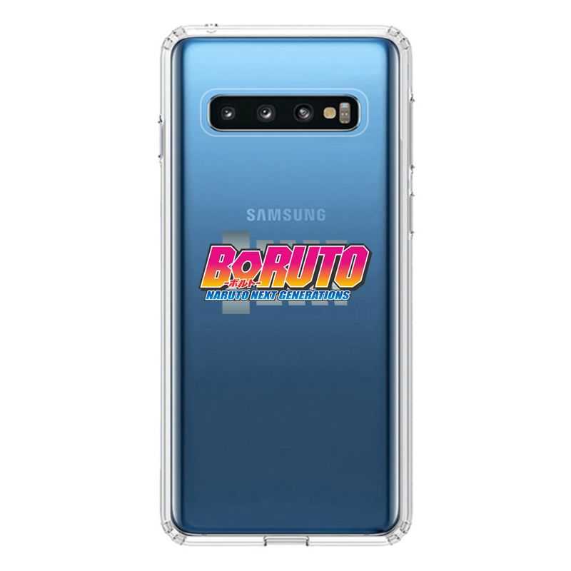 Coque Transparente Pour Samsung Galaxy S10 Plus Boruto Logo